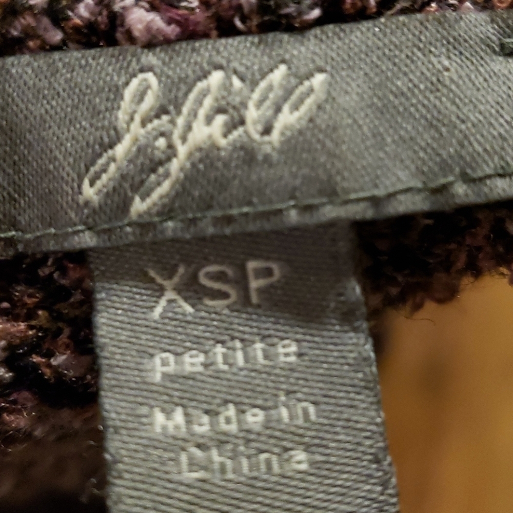 J.jill knit variegated purple crew neck sweater š - Picture 5 of 6